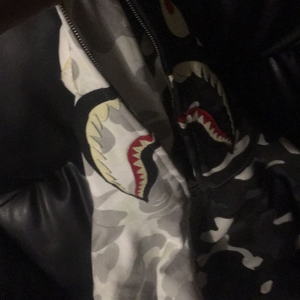 Glow in the dark bape hoodie